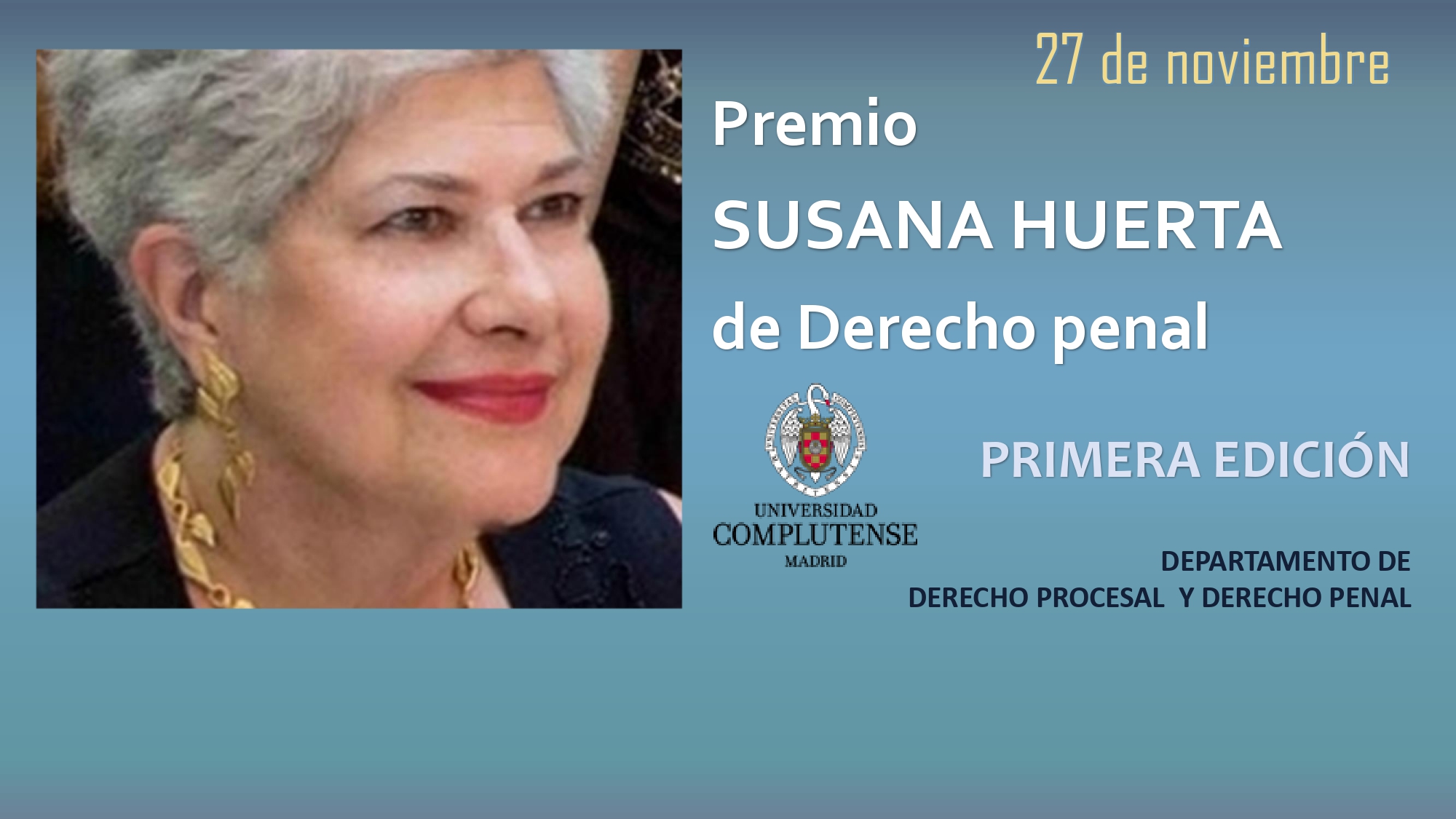 Programa - I Edición Premio Susana Huerta